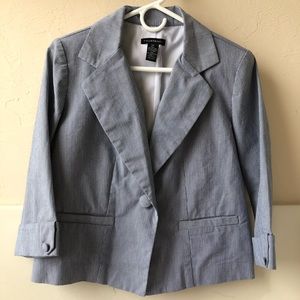 Courtenay blue and white striped blazer